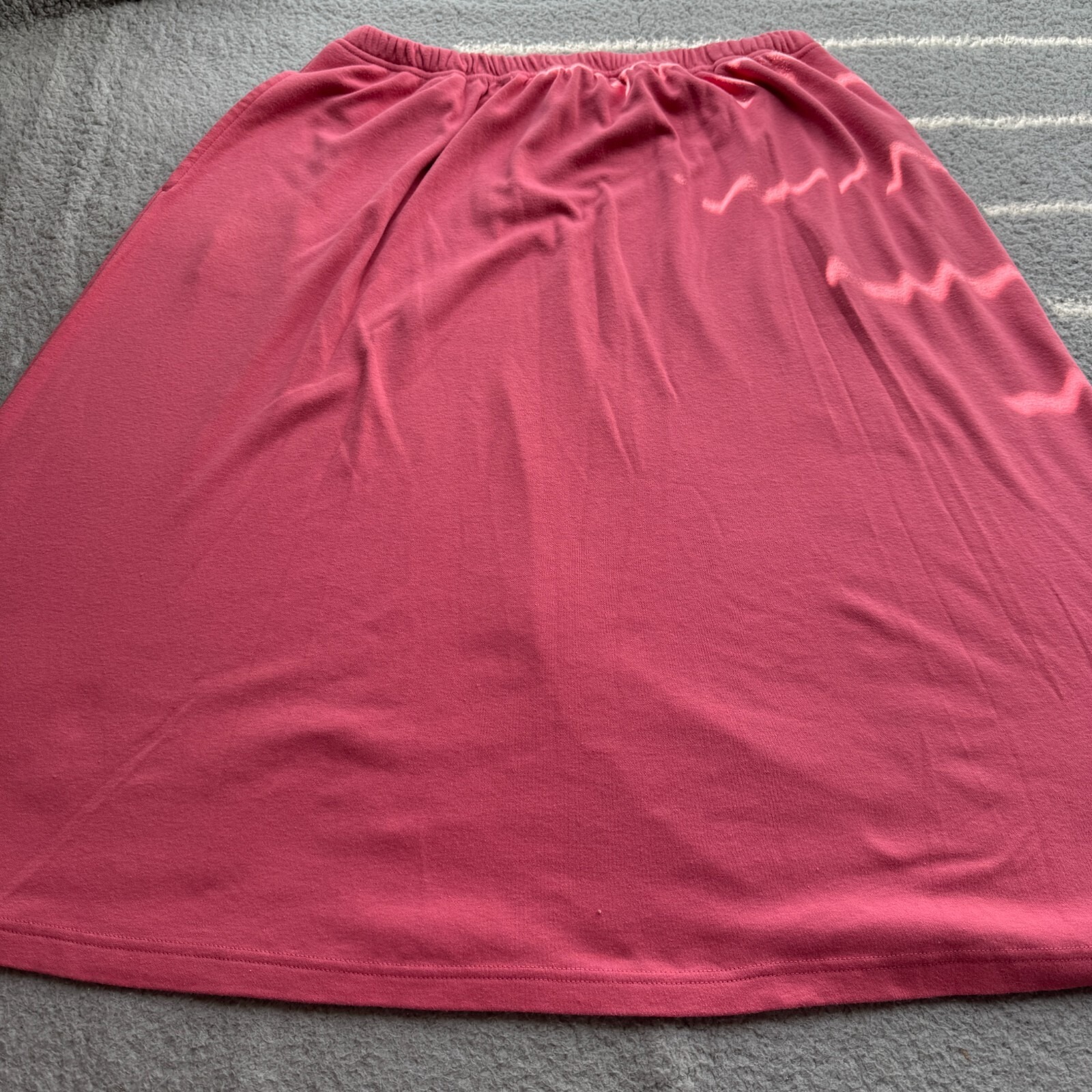 Ultra Softs Skirt Pink Women's Size L Comfortable Soft Fabric Elastic Waistband